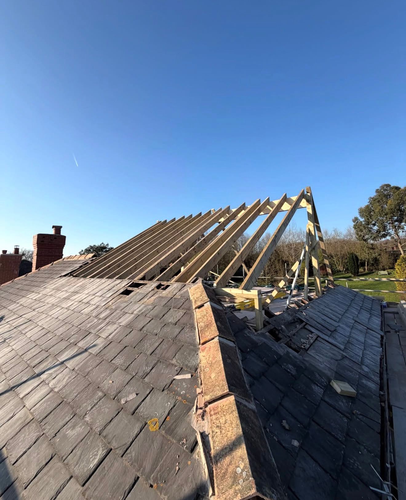 Completed dormer loft conversion bedroom in Chorley by Ridgeline Carpentry & Construction
